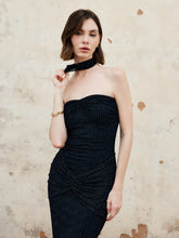 Elegant Sequin Tube Midi Dress
